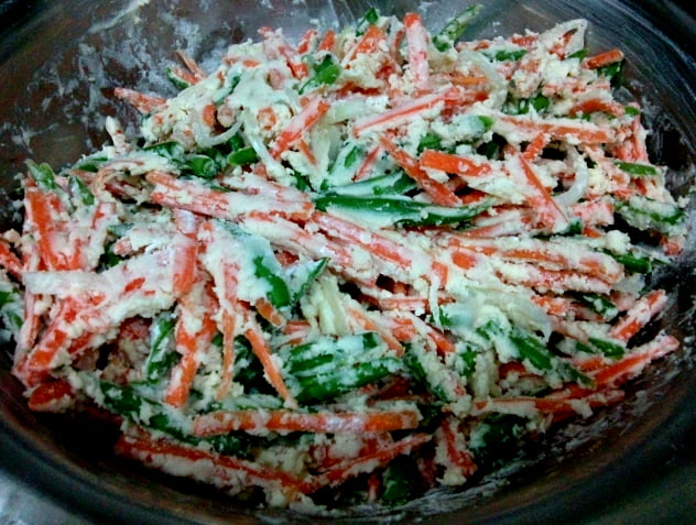 Kakiage | Legumes Empanados receita