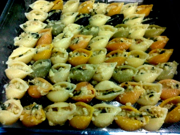 Conchiglie recheado