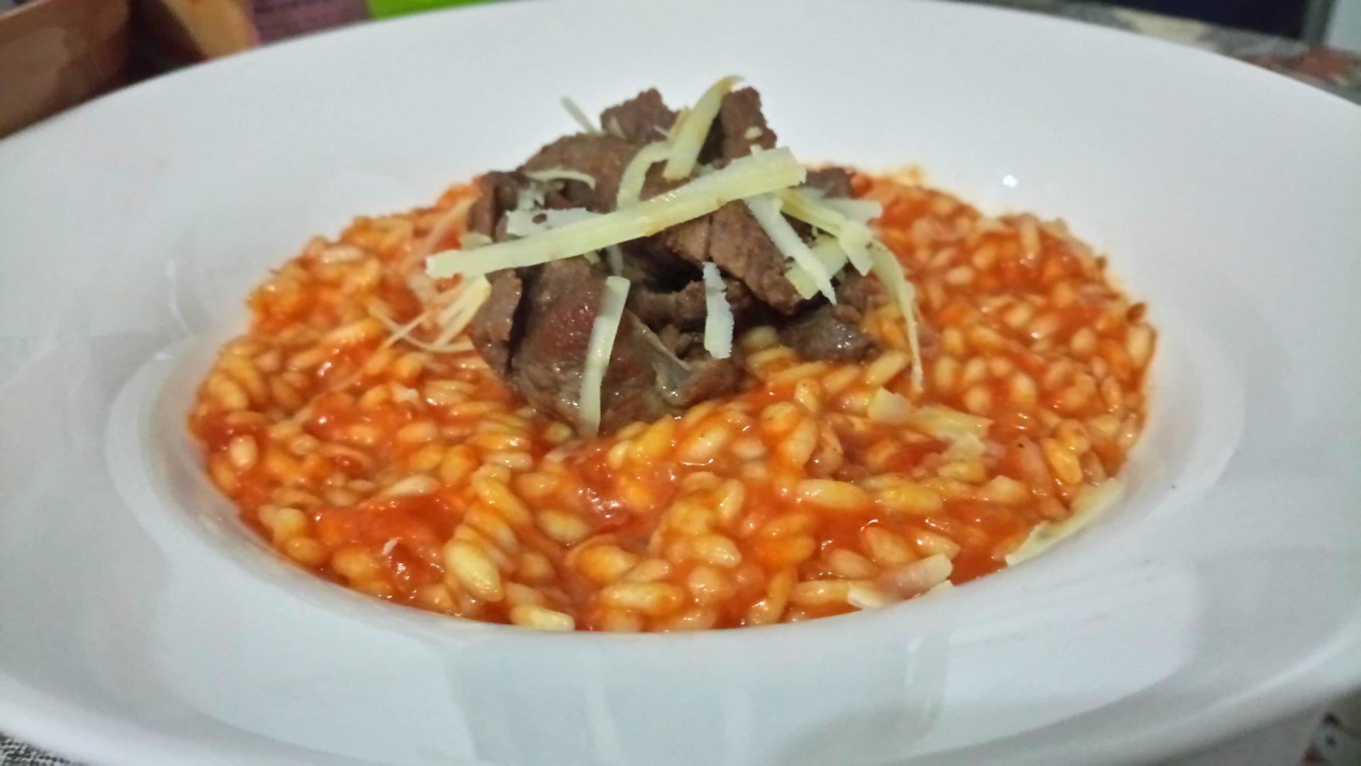 Risoto Pomodoro com Grana Padano